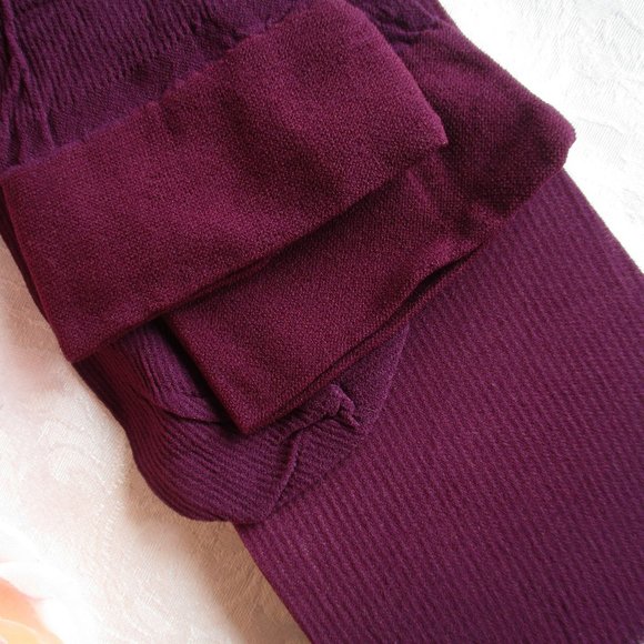 TUXEDO RIB KNEE HI – VINTAGE - NEW - Picture 1 of 9